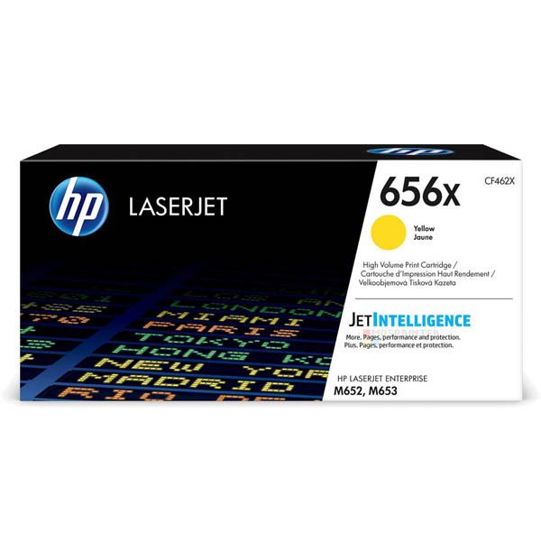 Заправка картриджа HP 656X yellow CF462X