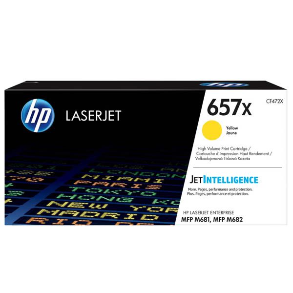 Заправка картриджа HP 657X yellow CF472X