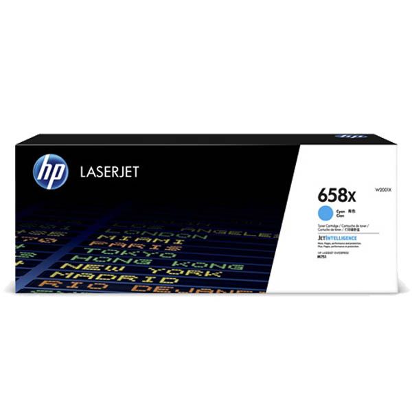 Заправка картриджа HP 658X cyan W2001X