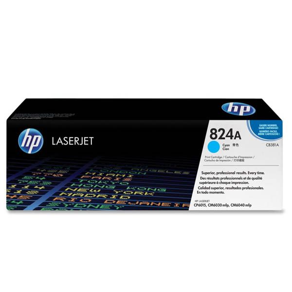 Заправка картриджа HP 824A cyan CB381A