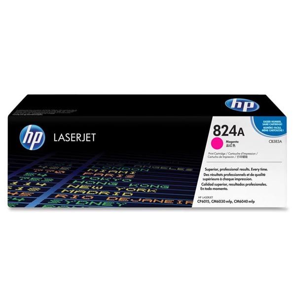 Заправка картриджа HP 824A magenta CB383A