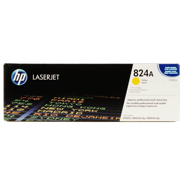 Заправка картриджа HP 824A yellow CB382A