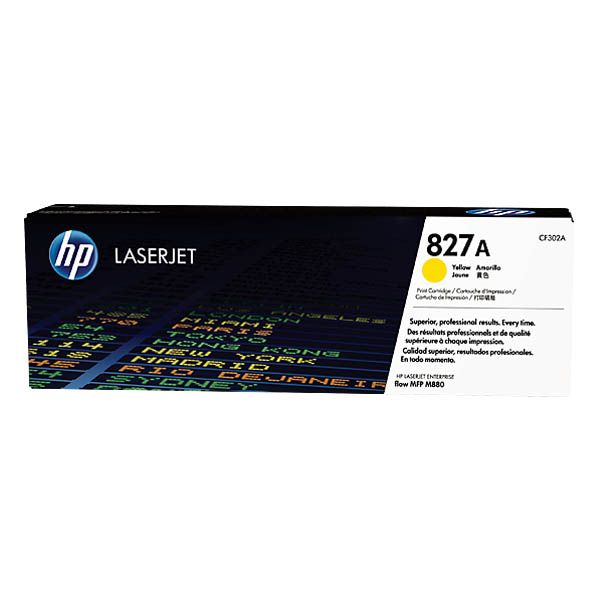 Заправка картриджа HP 827A yellow CF302A