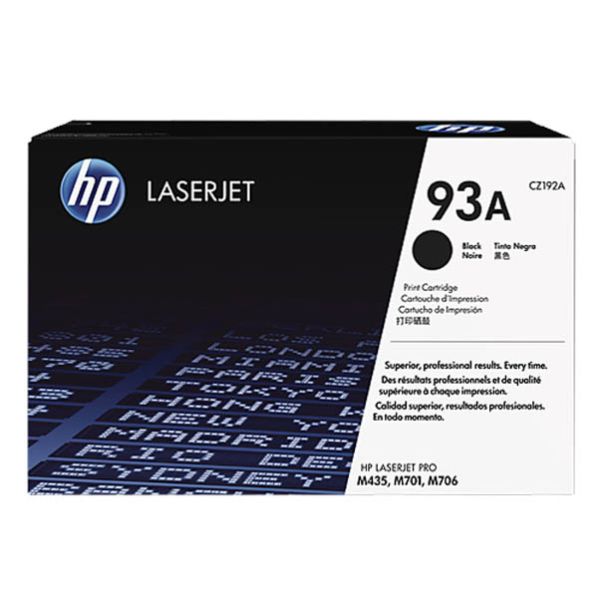 Заправка картриджа HP 93A