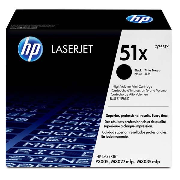 Заправка картриджа HP Q7551X